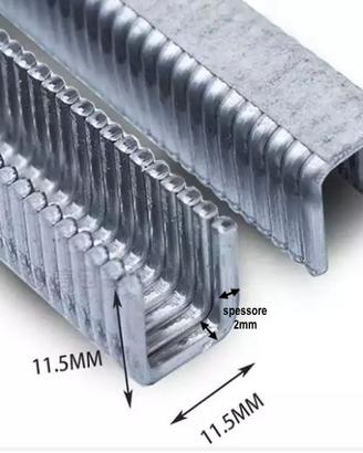 Clip - graffe U506 x insaccatrici, clippatrici