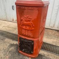 Stufa d'epoca in terracotta "Fonderia Forlivese"