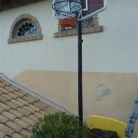 Due canestri basket a colonna