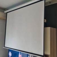 Schermo telo proiettore motorizzato