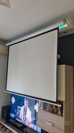 Schermo telo proiettore motorizzato