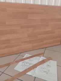 Top per cucina laminato effetto rovere. 