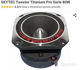 SKYTEC Tweeter Titanium Pro Serie 80W

