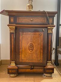 Coppia 2 comodini stile impero legno pregiato