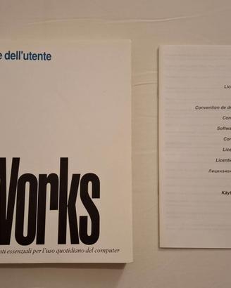 Microsoft Works 3.0 Software vintage da collezione