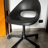 Sedia girevole Ikea Eldberget Malskar grigio scuro