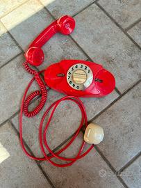 Telefono a disco vintage Rosso Face