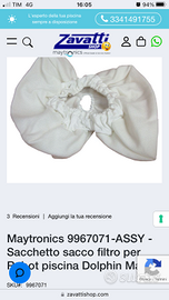 Filtro stoffa robot piscina Dolphin Magic