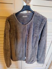  eco giacca pelliccia donna 