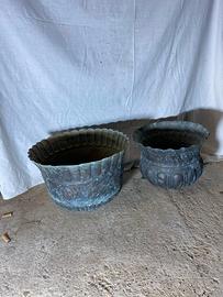 2 Antichi vasi in rame