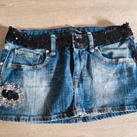 Minigonna jeans Fornarina taglia M