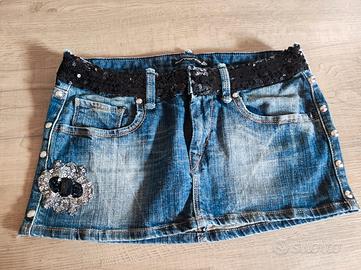 Minigonna jeans Fornarina taglia M