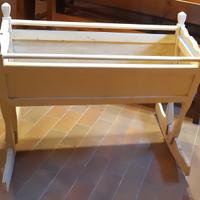 Culla in legno bianca