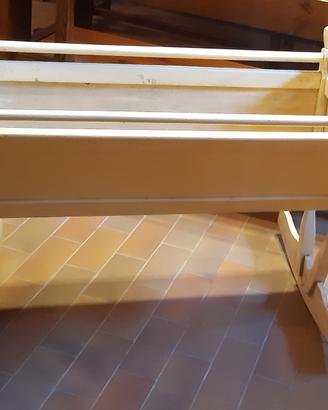 Culla in legno bianca