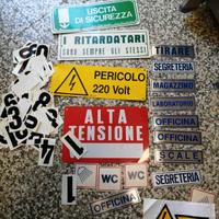 adesivi e cartellonistica sicurezza