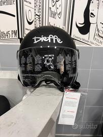 CASCO DIEFFE E-BIKE NERO OPACO VISIERA ELICOTTERO