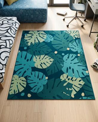 Tappeto Ikea Monstera 90x180Cm - Fondo Antiscivolo