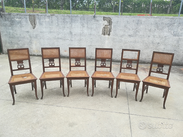 Sedie antiquariato etnico sud america