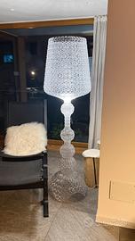 Lampada simil Kabuki trasparente 166cm