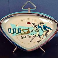 Sveglia Vintage Fossil "Let's Go!"