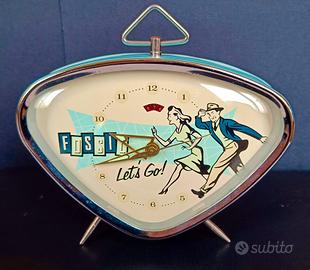 Sveglia Vintage Fossil "Let's Go!"