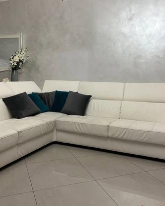 Divano Angolare con Letto Matrimoniale Estraibile