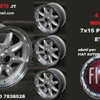 Cerchi minilite 7x 15 4x98 et0 fiat lancia alfa