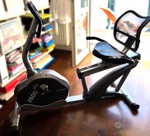 Cyclette con schienale