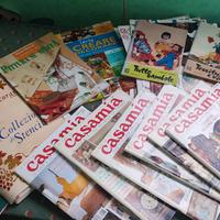 vecchie riviste/libri e fogli di decoupage
