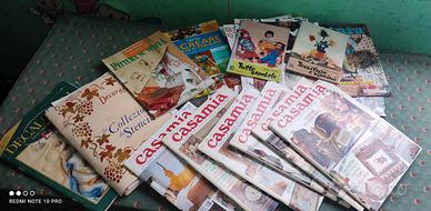 vecchie riviste/libri e fogli di decoupage