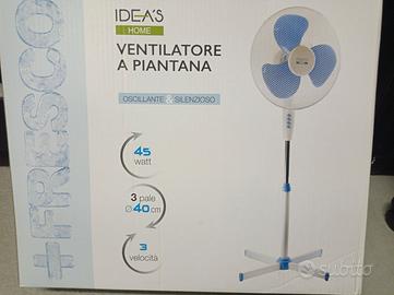 Ventilatori a piantana: due ventiatori nuovi