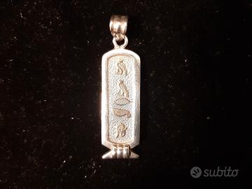 Pendente cartiglio egiziano