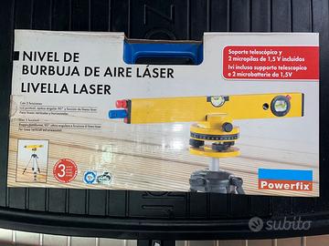 Livella laser Powerfix con treppiede