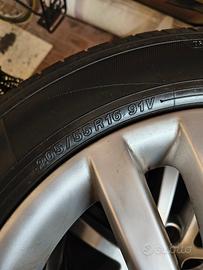 cerchi 16 golf 6 +gomme 205/55/16 yokohama