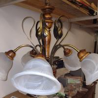 Lampadario Artistico 5 Luci