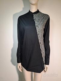 Tokuno Shima asymetric cotton shirt Large