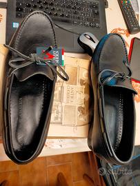Scarpe uomo in cuoio nero nr 42 ANTICA CUOIERIA