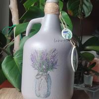 Bottiglione Vaso "Lavanda Provenza"  Shaby nuovo