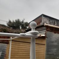 letto in ferro battuto a baldacc