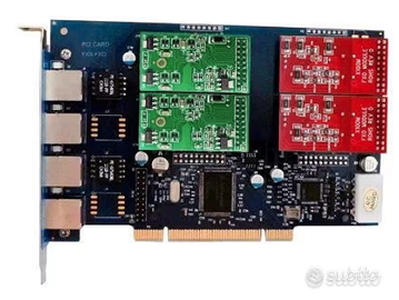 Digium TDM410 4 porte Asterisk per Voip FXO/FXS