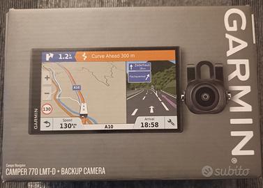 Navigatore Garmin Camper Roulotte con telecamera 