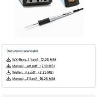 Stazione saldande weller + saldatore nuovi