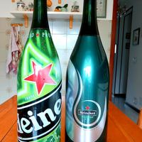 Bottiglie birra Magnum Heineken da collezione. 