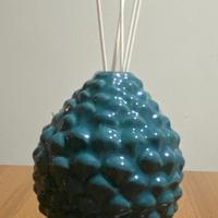 Pigna diffusore di fragranza verde petrolio