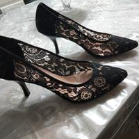Décolleté  in tessuto in pizzo nuovo 41