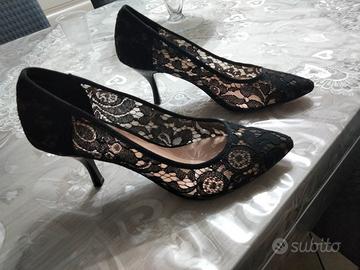 Décolleté  in tessuto in pizzo nuovo 41