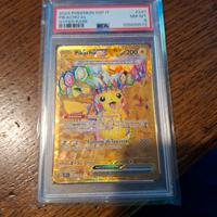 Pikachu Ex Gold Hyper Rare PSA 8