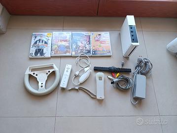 console wii + 4 giochi 