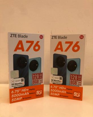 Coppia ZTE Blade A76 5G NUOVI sigillati – 50MP