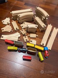 Pista di legno per treni